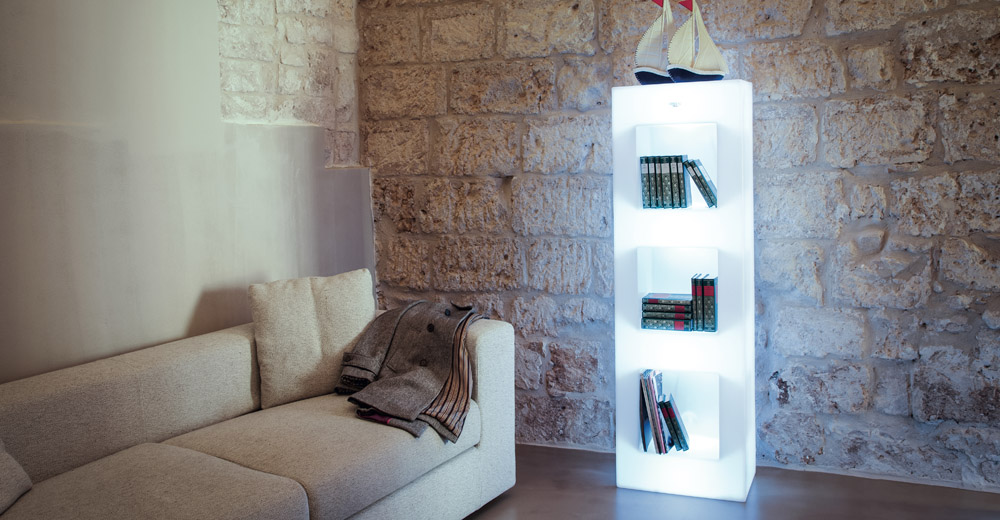 libreria complementi d'arredo plastica
